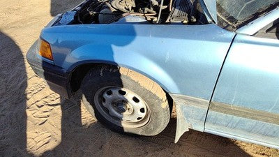 1988-1991 Honda Civic Driver Left Front Fender Oem Blue Sedan 2714822