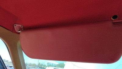 1983 Ford F150 Driver Left Sun Visor Oem Red