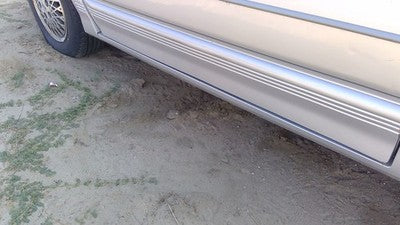 1991 Cutlass 2 Door Driver Left Rear Moulding On Quarter Panel Oem Silver Rocker