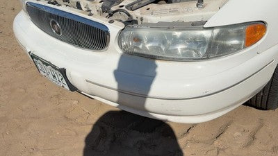 1997-2003 Buick Century Front Bumper Cover Assembly Oem White 12369156