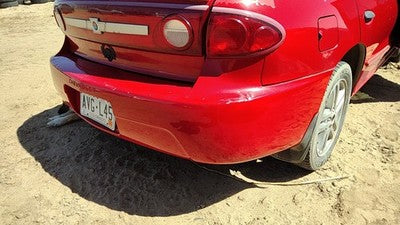 2003-2005 Chevy Cavalier Rear Bumper Cover Assembly Oem Back Red 74U 12335580