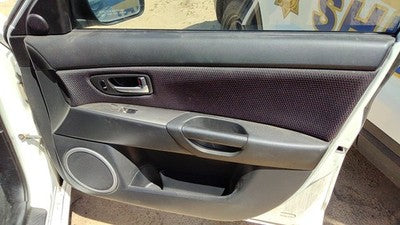 07-09 3 Passenger Right Front Inside Door Trim Panel With Switches Black Br6