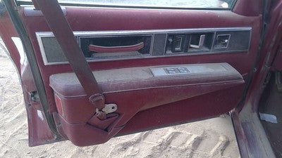 1990 Olds Eighty Eight Driver Left Front Inside Door Trim Panel Only Oem Red
