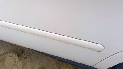 1998 Ford Taurus Driver Left Rear Moulding From Door Oem Back Trim Strip White