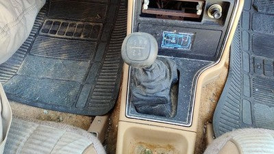 1984 Ford Tempo Floor Shifter Lever Shift Unit Manual Transmission Tan 5 Speed