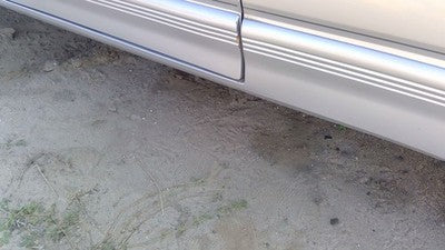1991 Cutlass 2 Door Driver Left Rear Moulding On Quarter Panel Oem Silver Rocker