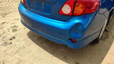 2009-2010 Toyota Corolla Rear Bumper Cover Assembly Oem Back Blue 8T7 5215902964