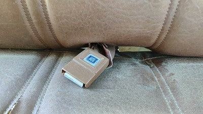 1976 Silverado C10 Passenger Right Front Seat Belt Buckle Receiver Oem Brown