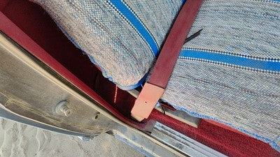 1983 Ford F150 Passenger Right Front Seat Belt Retractor Oem Shoulder Red