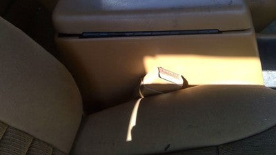 1993 Dodge Dakota Passenger Right Front Seat Belt Buckle Female Receiver Oem Tan