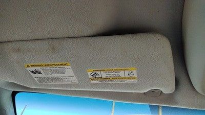2004-2008 Ford F150 Driver Left Sun Visor Oem Gray Me 4L3z1504105bab