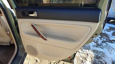 01-04 Vw Passat Passenger Right Rear Inside Door Trim Panel Only Oem Back Tan