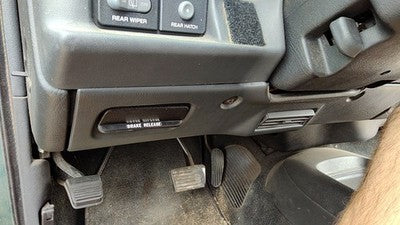 1995-1997 S10 Blazer Lower Dash Under Column Knee Bolster Trim Panel Oem Gray