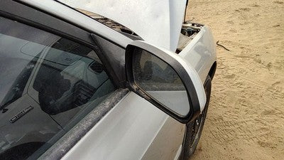 2001-2006 Hyundai Elantra Passenger Right Side Mirror Door Mounted Oem Silver