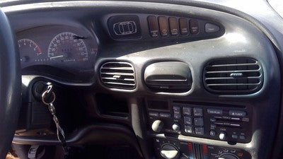 1997-03 Grand Prix Gt Trim Bezel Around Speedometer Dash Surround Panel Gray 12B