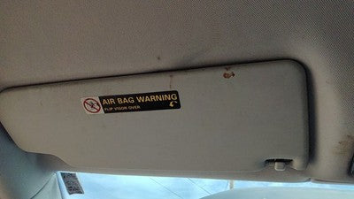 2000-2005 Vw Passat Driver Left Sun Visor Oem 3B0857551s2f4