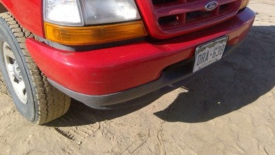 1998-2000 Ford Ranger Front Bumper Assembly With Brackets Oem Red Xl5z17757aptm