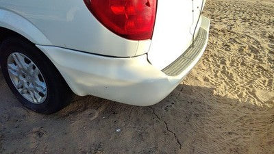 2001-2007 Grand Caravan Rear Bumper Cover Assembly Oem Back 5018617Aa White Pw1