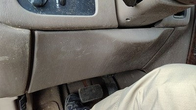 2000-2003 Ford Windstar Lower Dash Under Column Knee Bolster Trim Panel Oem Tan