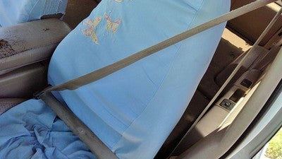 1993 Ford Explorer Driver Left Front Seat Belt Retractor Oem Shoulder Tan