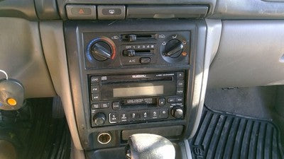 1998-2002 Subaru Forester Trim Bezel Around Radio Surround Dash Panel Oem Gray
