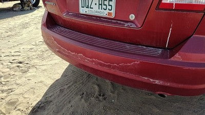 2009-20 Dodge Journey Rear Bumper Cover Assembly Oem Back Inferno Red Prh