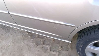 01-05 Honda Civic Driver Left Rear Moulding From Door Oem Back Trim Strip Silver