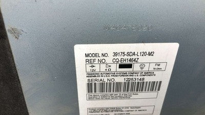 2004-2007 2006 Honda Accord Stock Radio Oem Factory Stereo 6 Disc Cd Changer