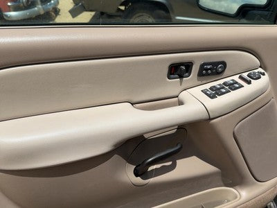 01-02 Suburban Driver Left Front Door Trim Panel With Master Switch Tan 52I