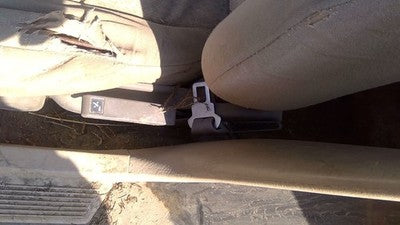 1993 Saturn Sw2 Driver Left Front Seat Belt Retractor Oem Waist Tan
