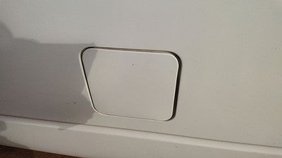 1985-2005 Gmc Safari Fuel Tank Door With Hinge Gas Lid Oem Filler White 15742926