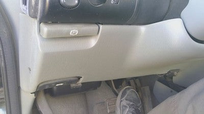 96-00 Chrysler Voyager Lower Dash Under Column Knee Bolster Trim Panel Oem Gray