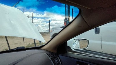 13 Hyundai Sonata Passenger Right A Pillar Trim Windshield Post Panel Camel Yda