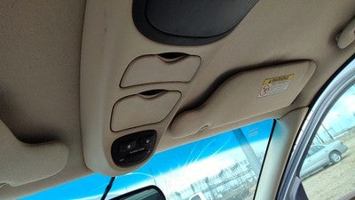 2000-03 Ford Windstar Center Overhead Console Oem Dome Light Map Lamp Cubby Tan