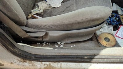 2002 Saturn L100 Passenger Right Side Seat Trim Panel Oem Gray 96B