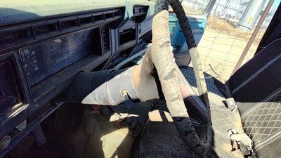 1980-1986 Ford F150 Steering Column Assembly Oem No Key