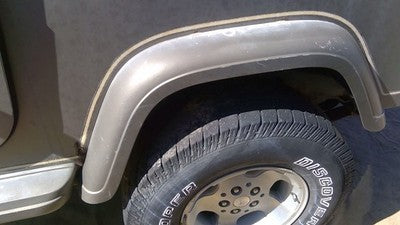 1989 Jeep Wrangler Yj Driver Left Rear Wheel Flare Fender Moulding Brown Oem