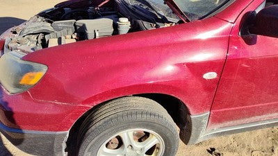 2003-2006 Mitsubishi Outlander Driver Left Front Fender Oem Red Mr990117
