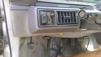 88-92 Cutlass 2 Door Driver Left Heater Ac Vent Assembly With Trim Panel Gray