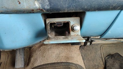 1973 Chevy C10 Ash Tray Assembly Oem Slide Out Dash Blue