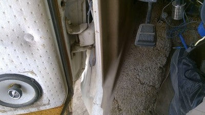 1979 Ford Van E250 Driver Left Lower Kick Trim Panel Oem Brown
