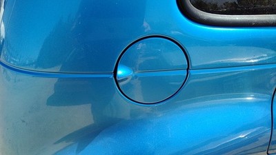 01-10 Pt Cruiser Fuel Tank Door With Hinge Gas Lid Oem Filler Blue Pqd 4724669Aa