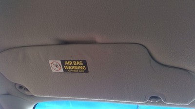 1998 Ford Taurus Driver Left Sun Visor Oem Gray