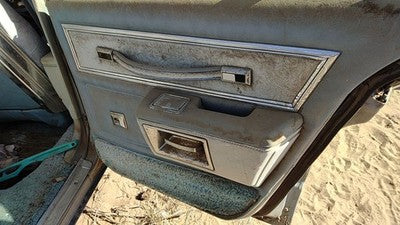 Chevy Caprice Driver Left Rear Inside Door Trim Panel Only Oem Back Gray