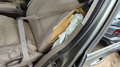2000 Ford Windstar Driver Left Front Seat Belt Retractor Oem Shoulder Tan