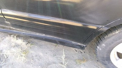 01-02 Subaru Forester Driver Left Rear Moulding From Door Back Trim Strip Black