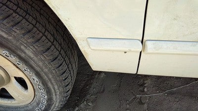 2002-2005 Ford Explorer Driver Left Moulding From Fender Oem Trim Strip White Yz