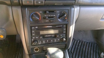 1998-2002 Subaru Forester Trim Bezel Around Radio Surround Dash Panel Oem Gray