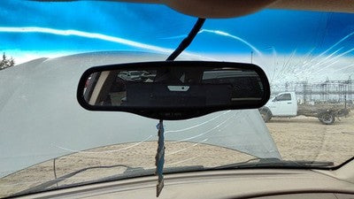 2000 Ford Windstar Inside Rear View Mirror Oem Windshield Mounted