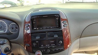 2004-2010 Toyota Sienna Trim Bezel Around Radio Surround Dash Panel Oem